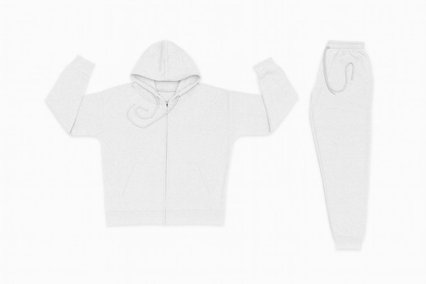 ladies-zipper-tracksuit-300-gsm-grey