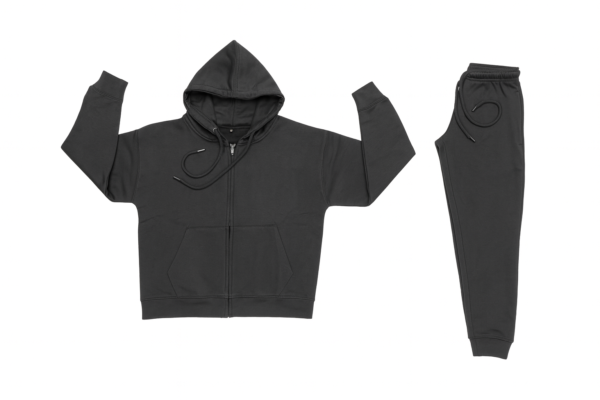 ladies-zipper-tracksuit-300-gsm-black