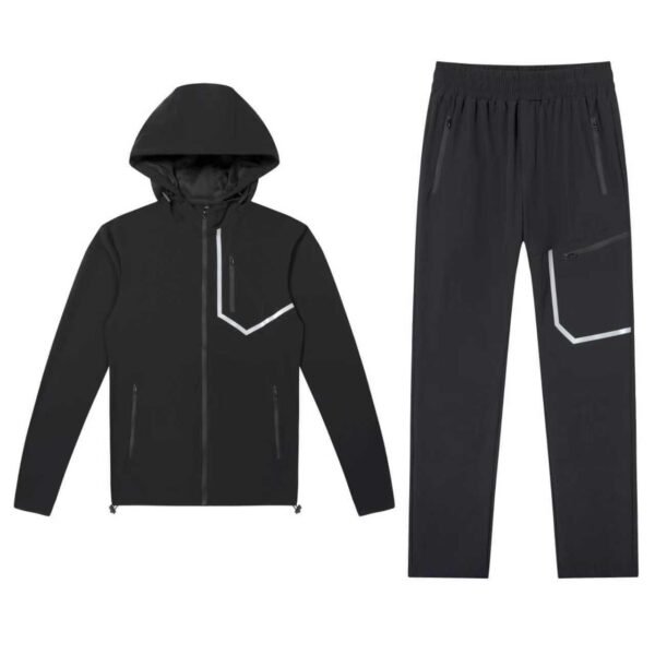 wholesale-windbreaker-tracksuits-nylon-spandax-black