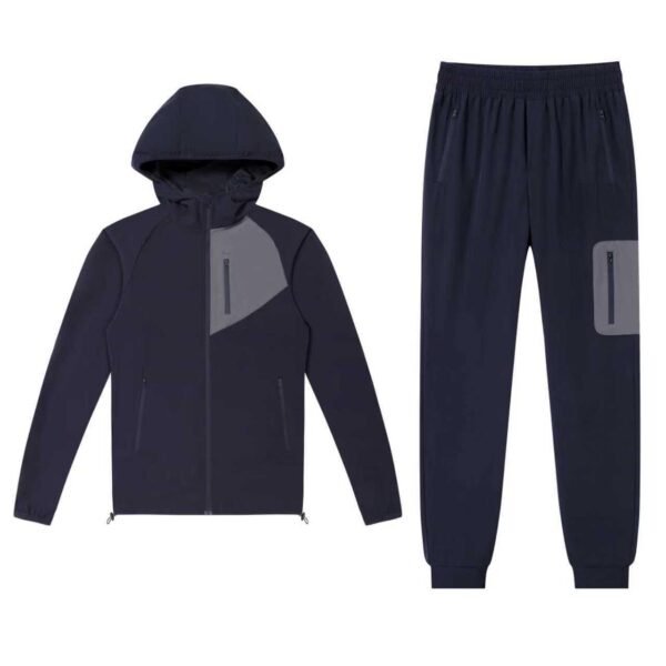 wholesale-windbreaker-tracksuits-nylon-spandax-navy