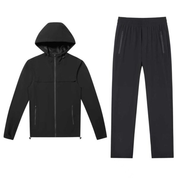wholesale-windbreaker-tracksuits-nylon-spandax-black