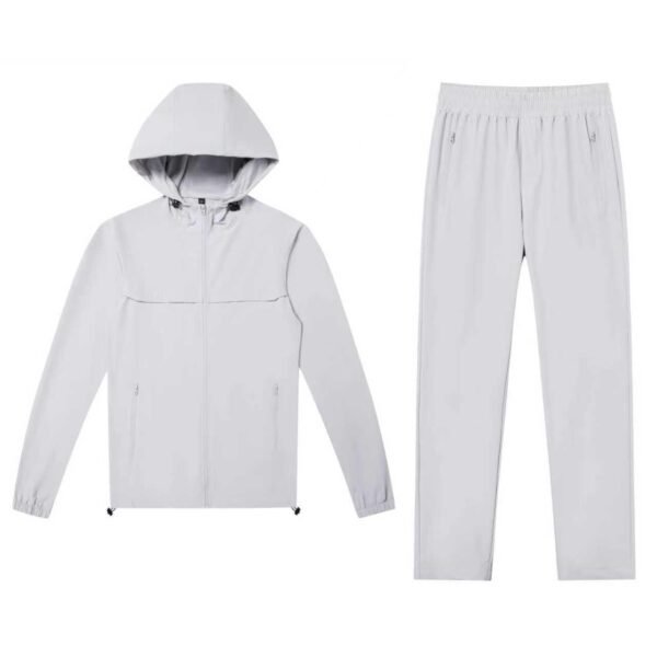 wholesale-windbreaker-tracksuits-nylon-spandax-white