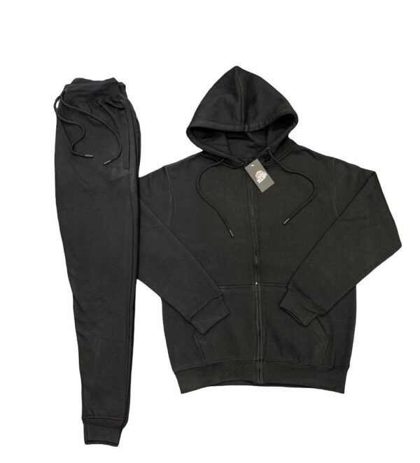 wholesale-mens-fleece-zipper-tracksuit-300-gsm-black