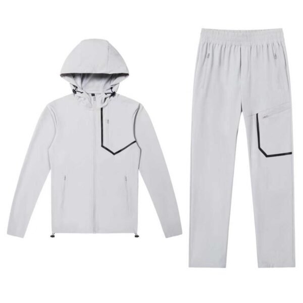 wholesale-windbreaker-tracksuits-nylon-spandax-white